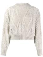 Iro Cable Knit Jumper - Neutrals