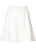 Co Wide-leg Shorts - White