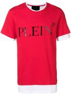 Philipp Plein Layered Logo Print T-shirt