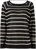 Brunello Cucinelli Sequinned Striped Sweater