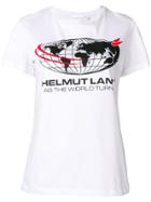Helmut Lang Logo World T-shirt - White