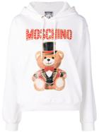 Moschino Teddy Bear Print Hoodie - White