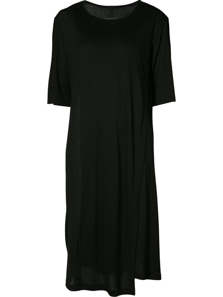 Forme D'expression - Layered Jersey Dress - Women - Viscose/cashmere - Xs, Women's, Black, Viscose/cashmere