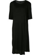 Forme D'expression - Layered Jersey Dress - Women - Viscose/cashmere - Xs, Women's, Black, Viscose/cashmere