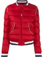 Perfect Moment Rainbow Bomber Jacket - Red
