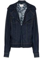 Johanna Ortiz It's All Good Oversize Jacket - Blue