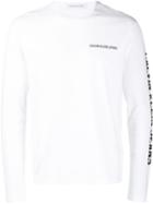 Ck Calvin Klein Logo Sweatshirt - White