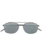 Tomas Maier Eyewear Double Bar Sunglasses - Metallic