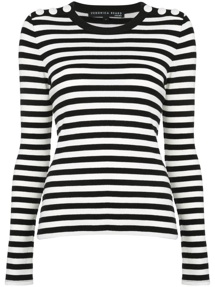Veronica Beard Crew Neck Jersey - Black