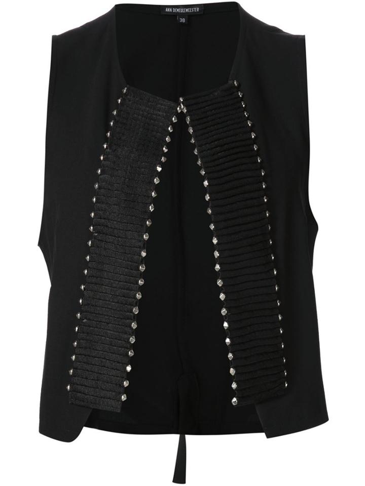 Ann Demeulemeester Metal Trim Waistcoat