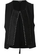 Ann Demeulemeester Metal Trim Waistcoat