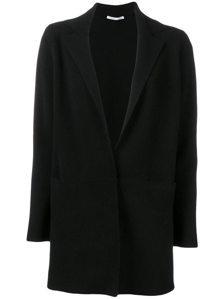 Agnona Open Front Jacket - Black