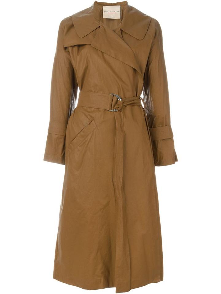 Erika Cavallini Belted Trench Coat