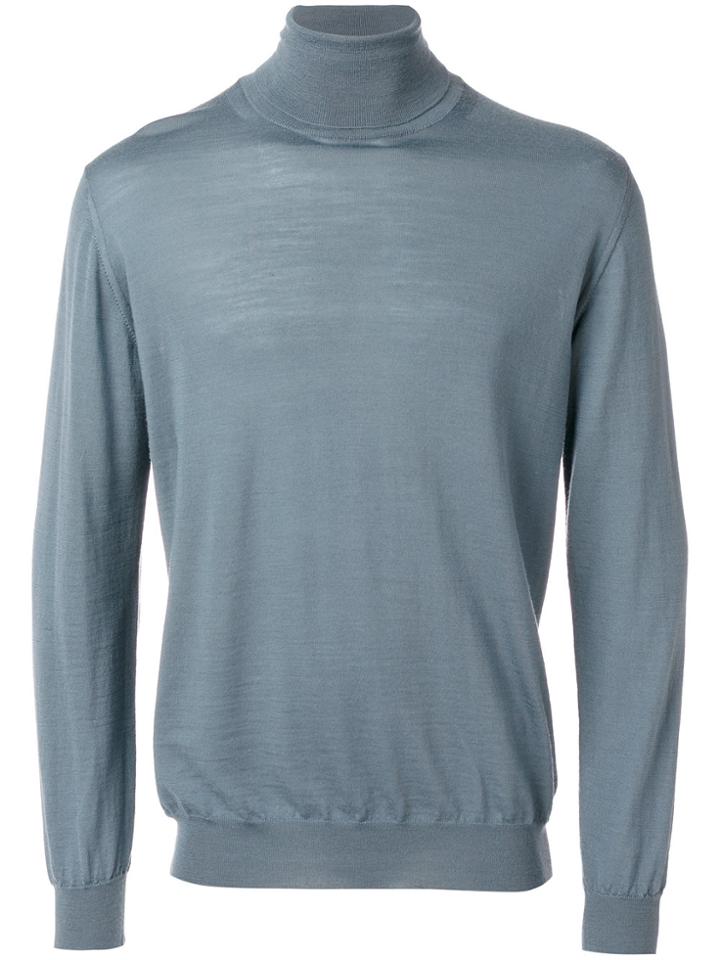 Drumohr Crew Neck Jumper - Blue