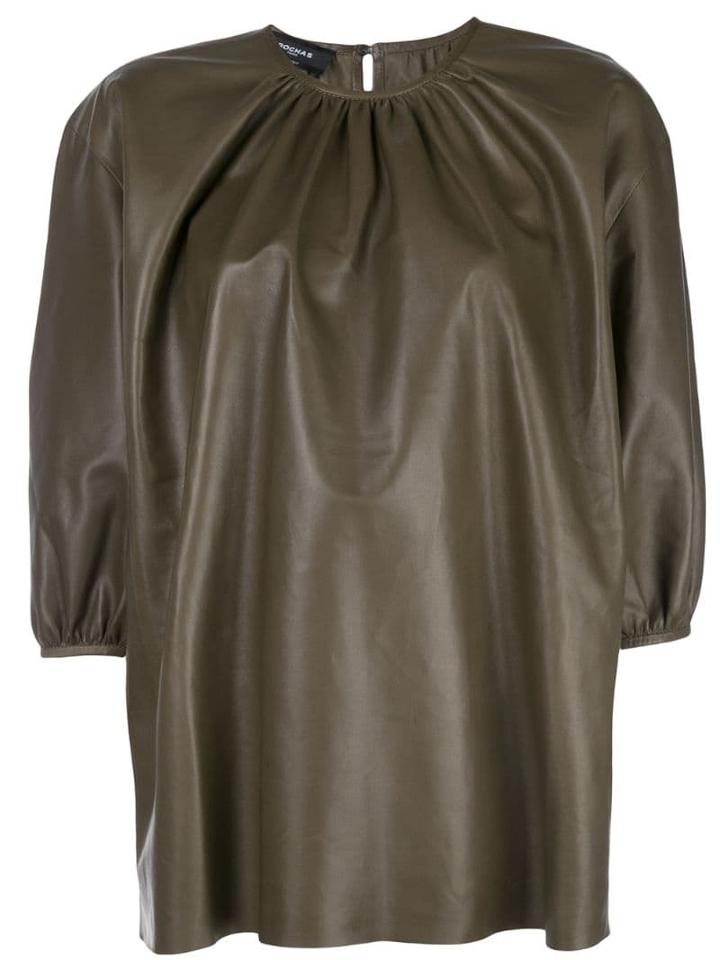 Rochas Oversized Blouse - Green