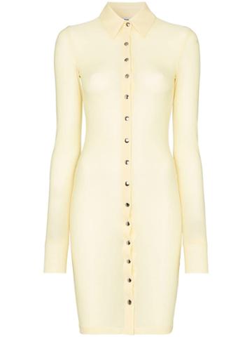 Supriya Lele Gape Shirt Shirt Dress - Yellow
