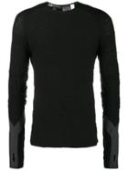 Y-3 Distressed Compression Top - Black