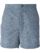 Michael Kors Printed Swim Shorts, Size: Xxl, Blue, Polyester
