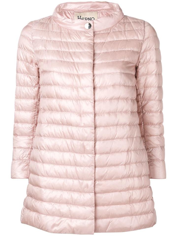 Herno 3/4 Sleeves Padded Jacket - Pink
