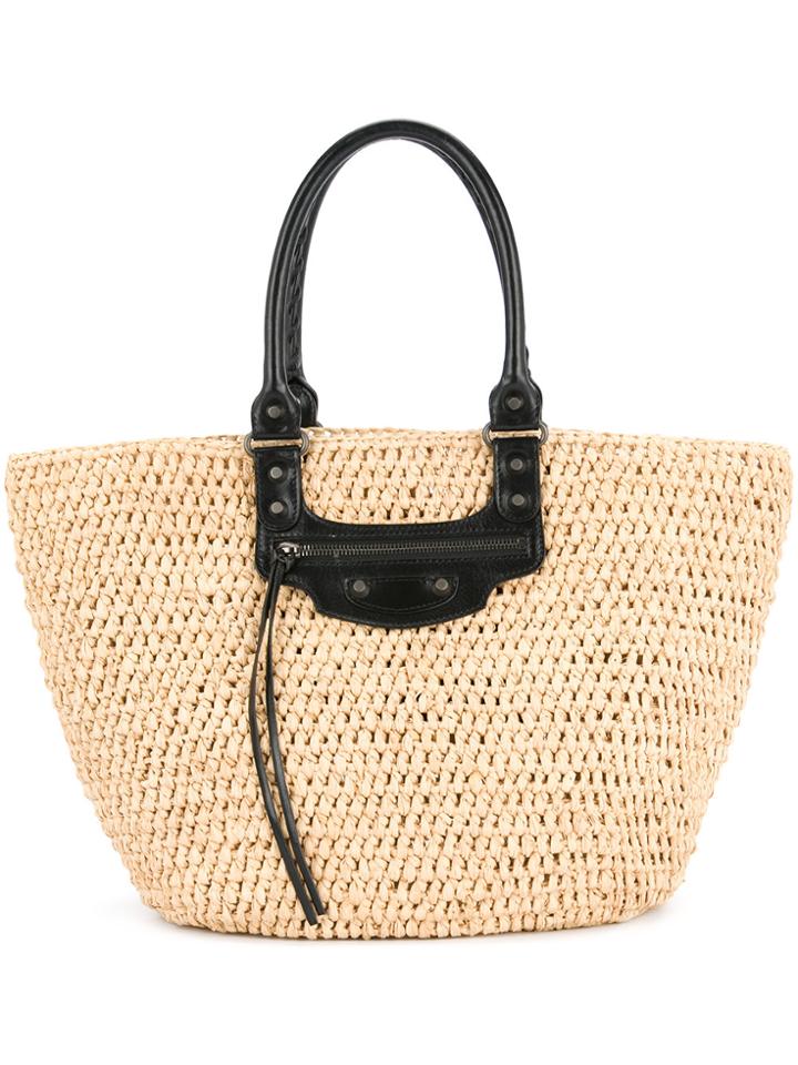 Balenciaga Vintage Summer Tote - Nude & Neutrals