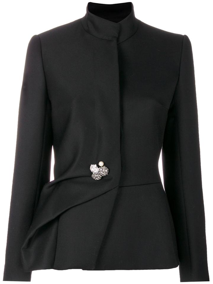 Lanvin Folded Detail Jacket - Black