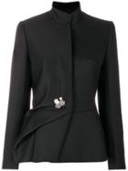 Lanvin Folded Detail Jacket - Black