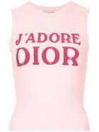 Christian Dior Vintage Sleeveless Shirt Tops - Pink