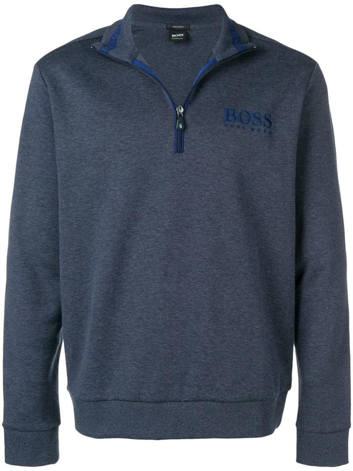 Boss Hugo Boss Zipped Sweatshirt - Blue