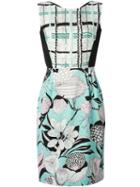 Antonio Marras Sequin Floral Print Dress