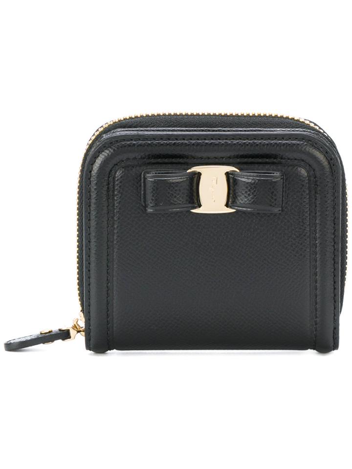 Salvatore Ferragamo Small Vara Wallet - Black