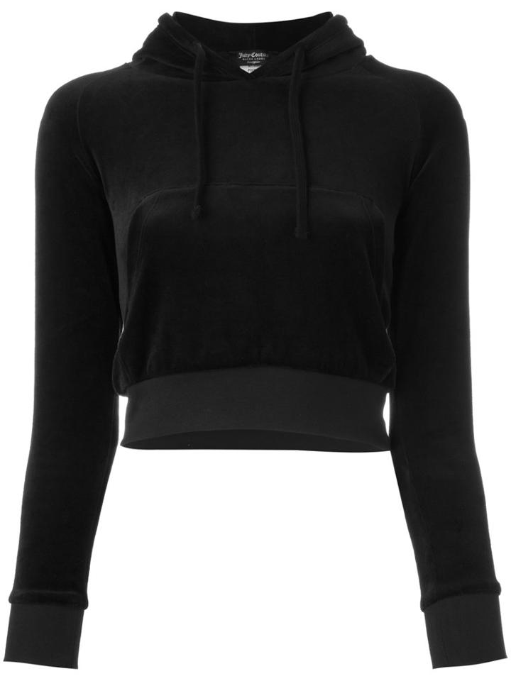 Vetements Cropped Hoodie, Women's, Size: Small, Black, Cotton/polyester