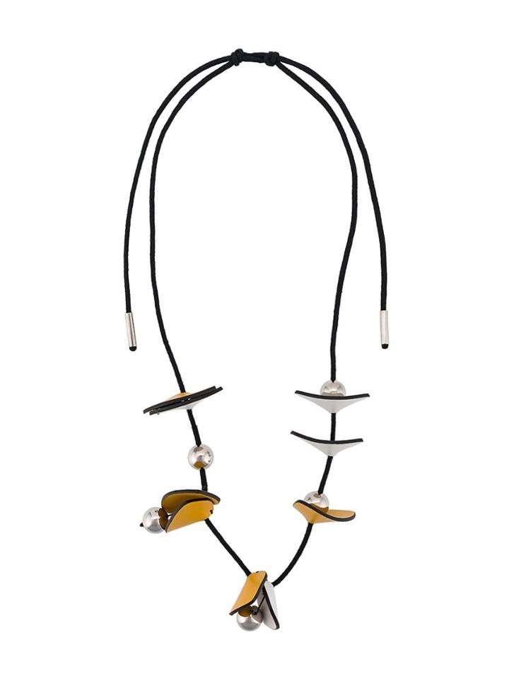 Marni Orb Petal Necklace - Gold