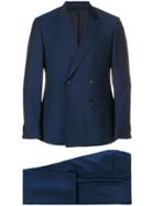 Boss Hugo Boss Double Breasted Formal Suit - Blue