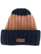Dsquared2 Ribbed Beanie Hat - Blue