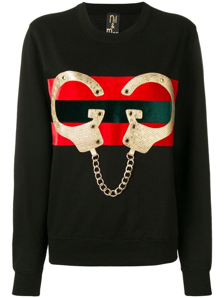 Nil & Mon Handcuffs Sweatshirt - Black