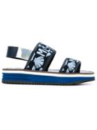 Markus Lupfer Embroidered Strap Sandals