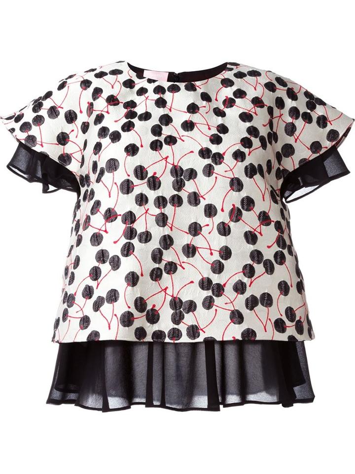 Giamba Shortsleeved Layered Top