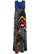 Mary Katrantzou 'rindi' Stripe Sleeveless Dress