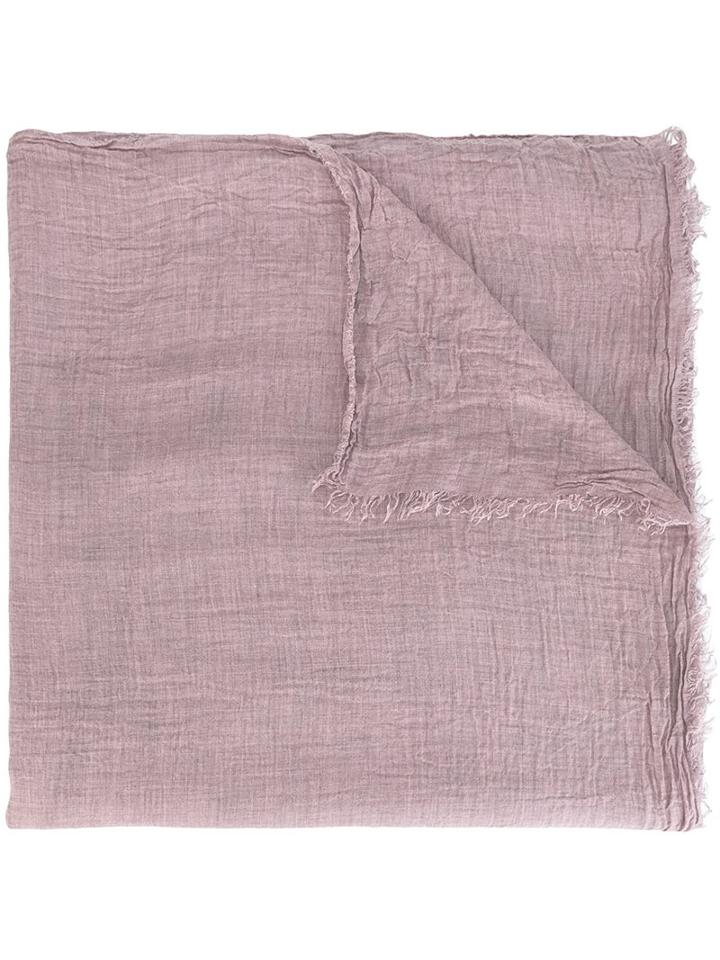 Faliero Sarti 'azzurra' Scarf, Adult Unisex, Pink/purple, Modal/cashmere