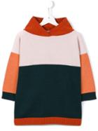 Tiny Cottons Color Block Poncho Jumper, Girl's, Size: 6 Yrs, Blue