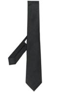 Alexander Mcqueen Glitter Embellished Tie - Black