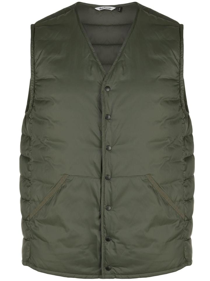 Barbour V-neck Gilet - Green
