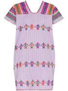 Pippa Holt Embroidered Kaftan Mini Dress - 108 - Multicoloured
