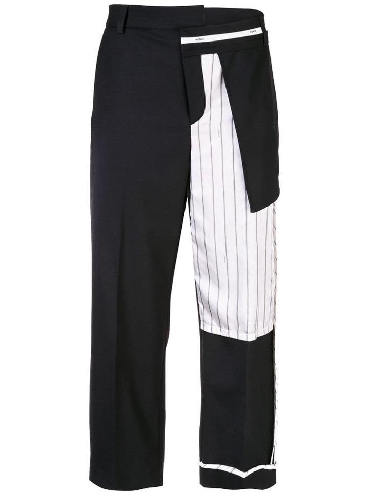 Monse Capri Trousers With Patchwork - Black