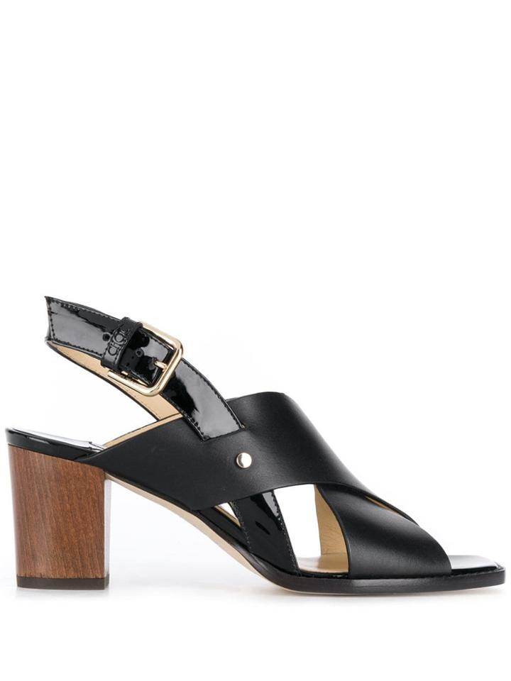 Jimmy Choo Aix 65 Sandals - Black