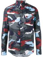 Moncler Gamme Bleu Camouflage Print Shirt