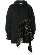 Act N&deg;1 Draped Detail Hoodie - Black