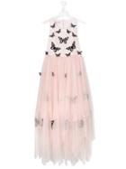 Nunzia Corinna Butterfly Tulle Dress - Pink & Purple