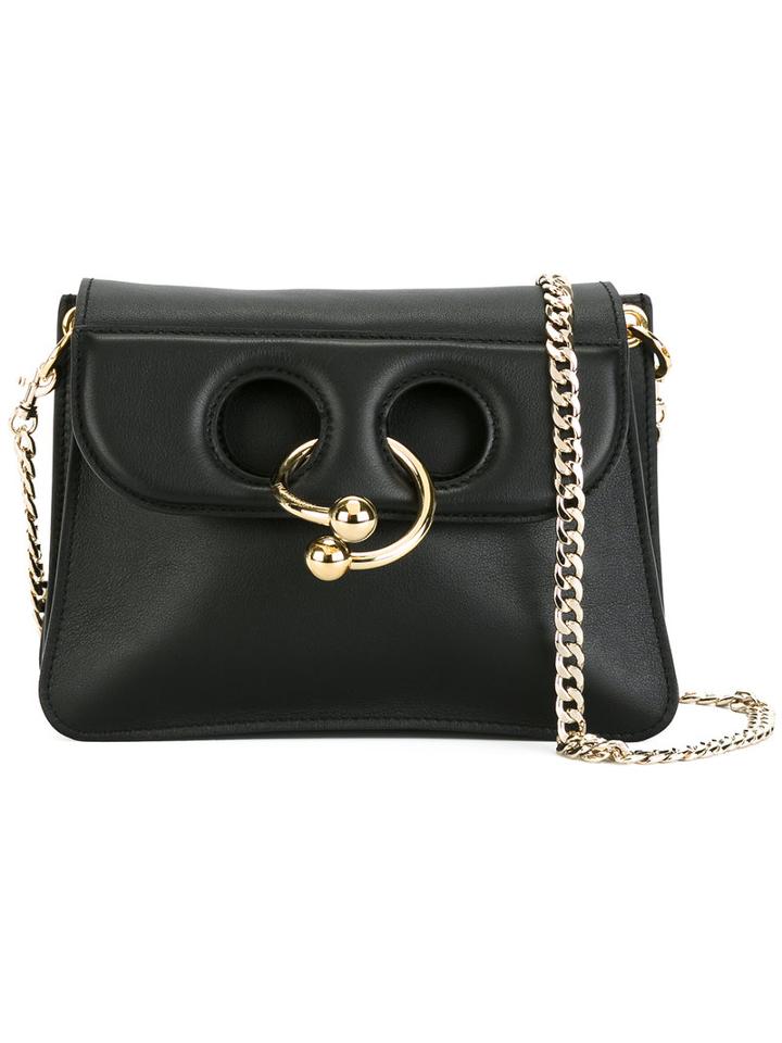 J.w.anderson Shoulder Bag, Women's, Black, Calf Leather
