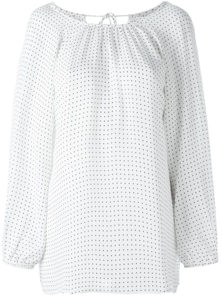 Tibi Star Print Blouse